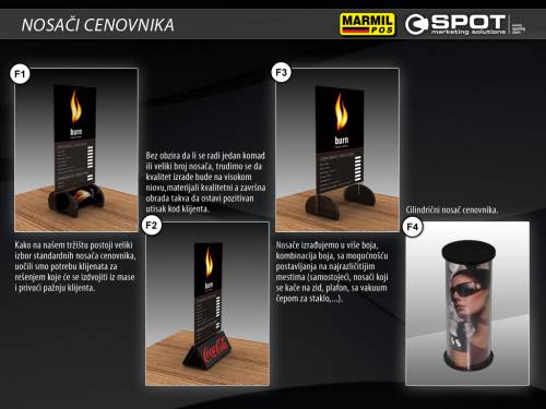 Nosaci cenovnika za kafice i restorane