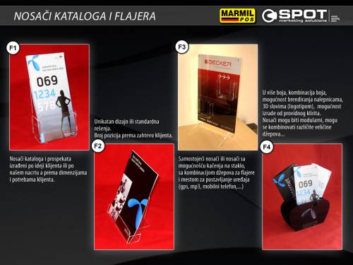 Nosaci kataloga i flajera