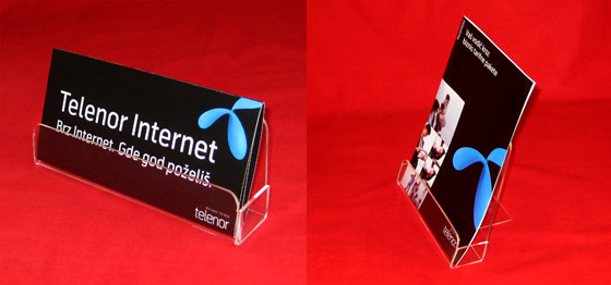 Nosac flajera i kataloga, A4, stoni Info holder